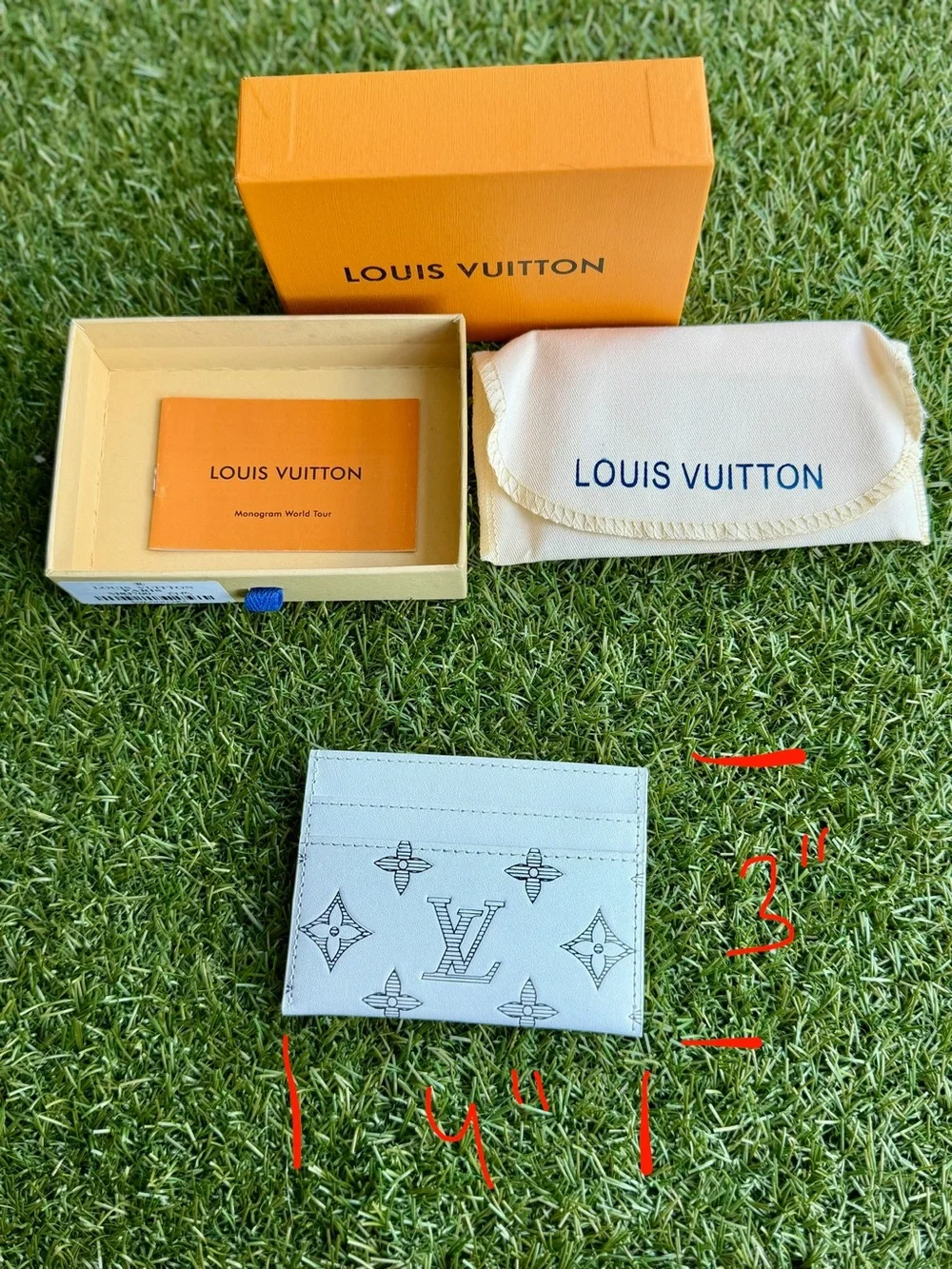 LV double card holder